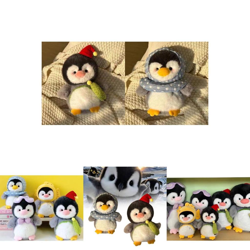 Очаровательная мягкая игрушка-кукла «Счастливый дом пингвина», идеально подходящая для праздничных подарков и призов