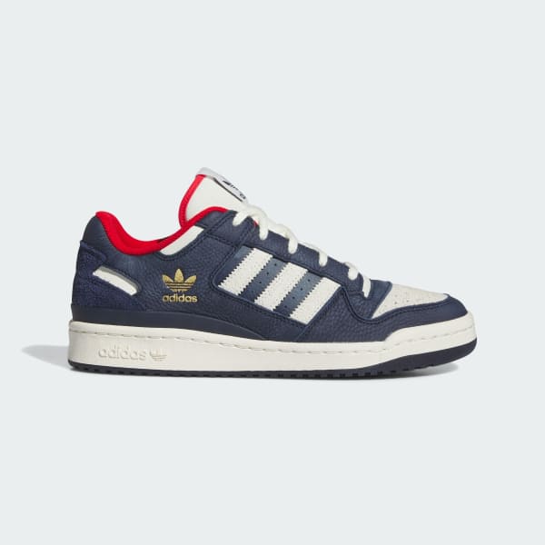 Adidas Forum Low CL Night Indigo Scarlet Кроссовки унисекс Blue Ivory Better-Scarlet IG8700