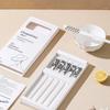 5 Pairs of Ceramic Chopsticks Simple Household Kitchen Easy To Clean Non-slip Chopstick Gift Box Sushi Hotpot Tableware