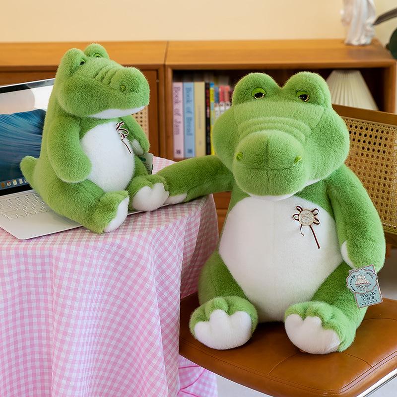 Новая Креативная Милая Крокодиловая Плюшевая Игрушка Кукла-Девочка Подушка Кровать Спящая Кукла Подарок на День Рождения для ежедневного использования