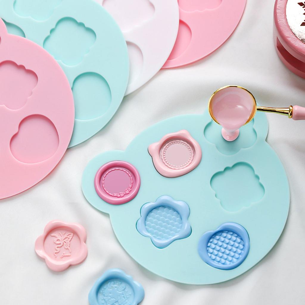 Wax Seal Stamp Silicone Mold Silicone Mold Shapes for Making Wax Seal Stamps Chocolate DIY Resin Casting Silicone Mold