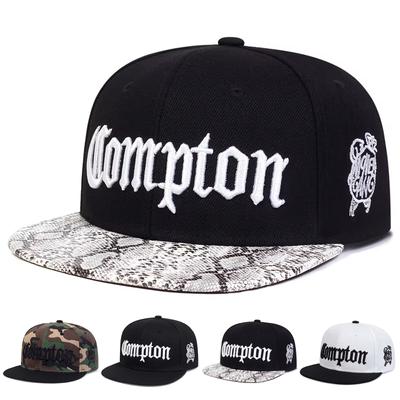 Унисекс Комптон Вышивка Хип-хоп Шляпы Весна Осень Улица Регулируемые Повседневные Бейсболки Солнцезащитная Шляпа