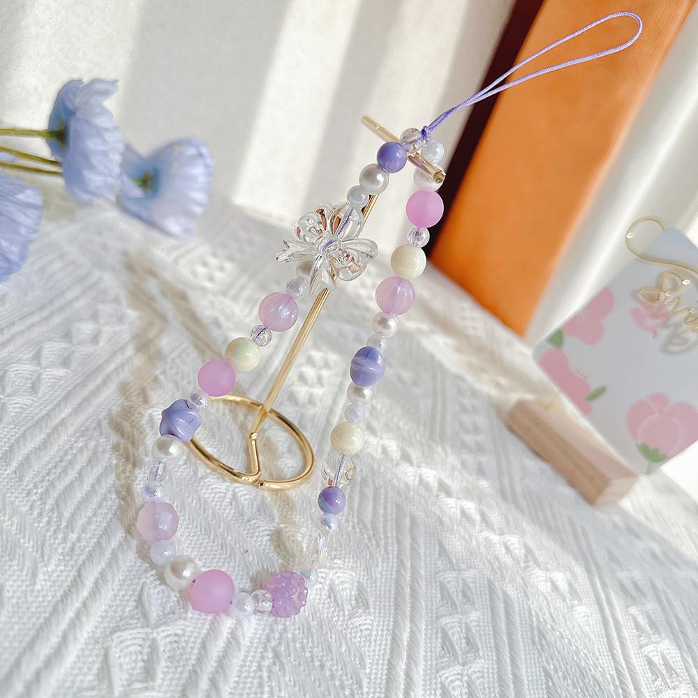 Розовый мишка с бантом, шарм для мобильного телефона: Шнурок и ремешок на запястье с защитой от падения