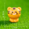 Resin Animal Zodiac Ornament With Cartoon Snake Rabbit Tiger For Decor Desk