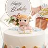 Cake Decoration Party Decorative Ornament Girl Birthday Desktop Ornaments