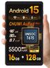 CHUWI AuPad mini Android 15 Компактный 16 ГБ ОЗУ 12 ГБ 128 ГБ 1 ТБ microSD Unisoc T615 90 Гц 5500 мАч 4G Планшет, 8,7-дюймовая модель Wi-Fi, Планшет, (4 ГБ + Виртуальная)
