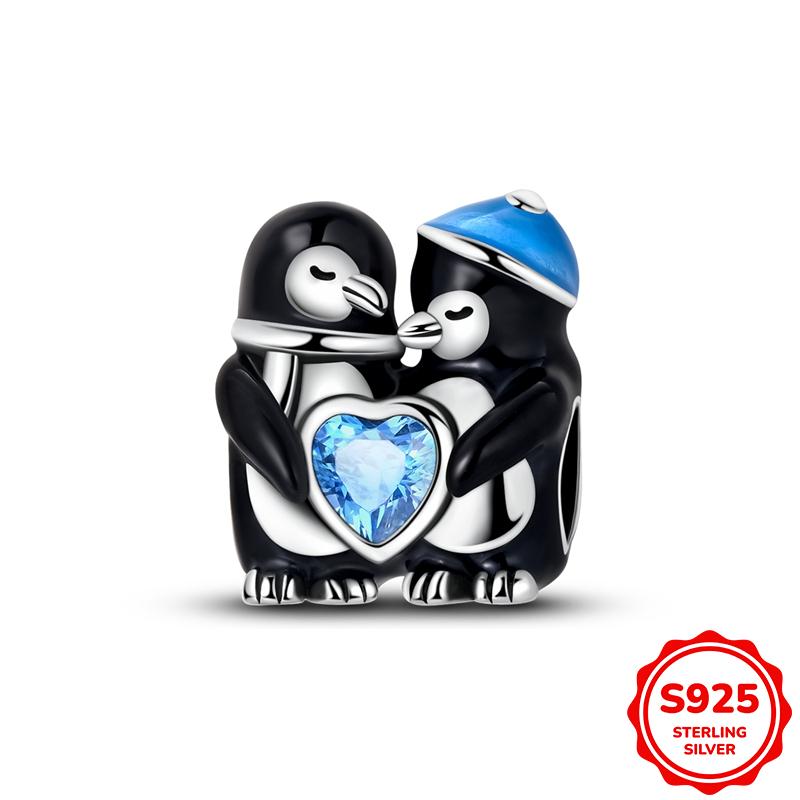 New Original Copper Animal Pendant Charm Beads Fits 3Mm Bracelet Necklace For Women Luxury Diy Jewelry Making