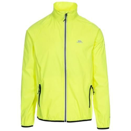 Mens Retract Hi-Vis Packaway Waterproof Jacket.