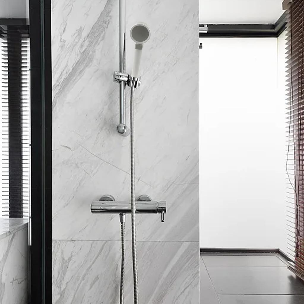 Shower Space Detachable Shower Head Optimal Water Pressure Sleek And Modern Design ABS Material Convenient Operation