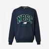 New Balance Флисовая толстовка Uni Nbsc Nbncd41823 59 Темно-синий