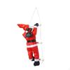 Hanging Christmas Santa Climbing On Rope Ladder Doll Doors Doll, Pendant for