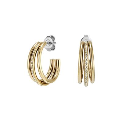 Авторизованный розничный продавец Olivia Burton Trend Ever Stacked Claw Золотые серьги-кольца 24100295 [OLIVIA BURTON] Женские