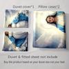 Holy serene illustration. Bedding Duvet cover sets Duvet covers Pillowcases gifts (1 * Duvet Cover 2 * Pillowcases, without duvet insert)