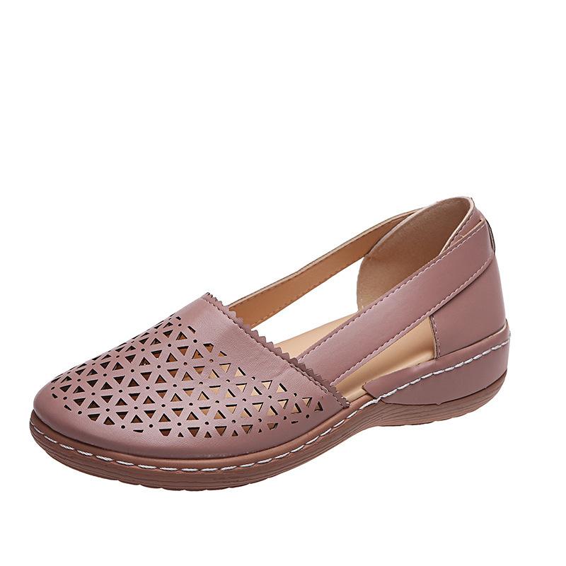 High Quality Summer Hollow Flat Shoes Women Flats Shoes Sandals Doug Shoes Work Shoes Loafers