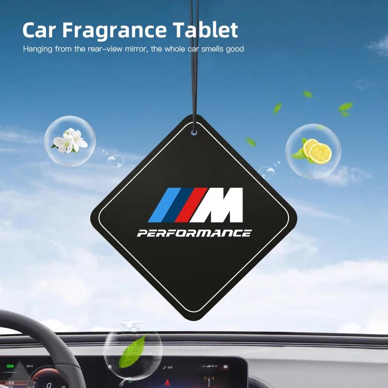 2Pcs Car Fragrance Tablets Car Interior Pendant Pendant Air Freshener For BMW-50th F20 E46 E70 G06 F01 I3 I4 X2 X4 X5 X6 X7 G02 CZXU9