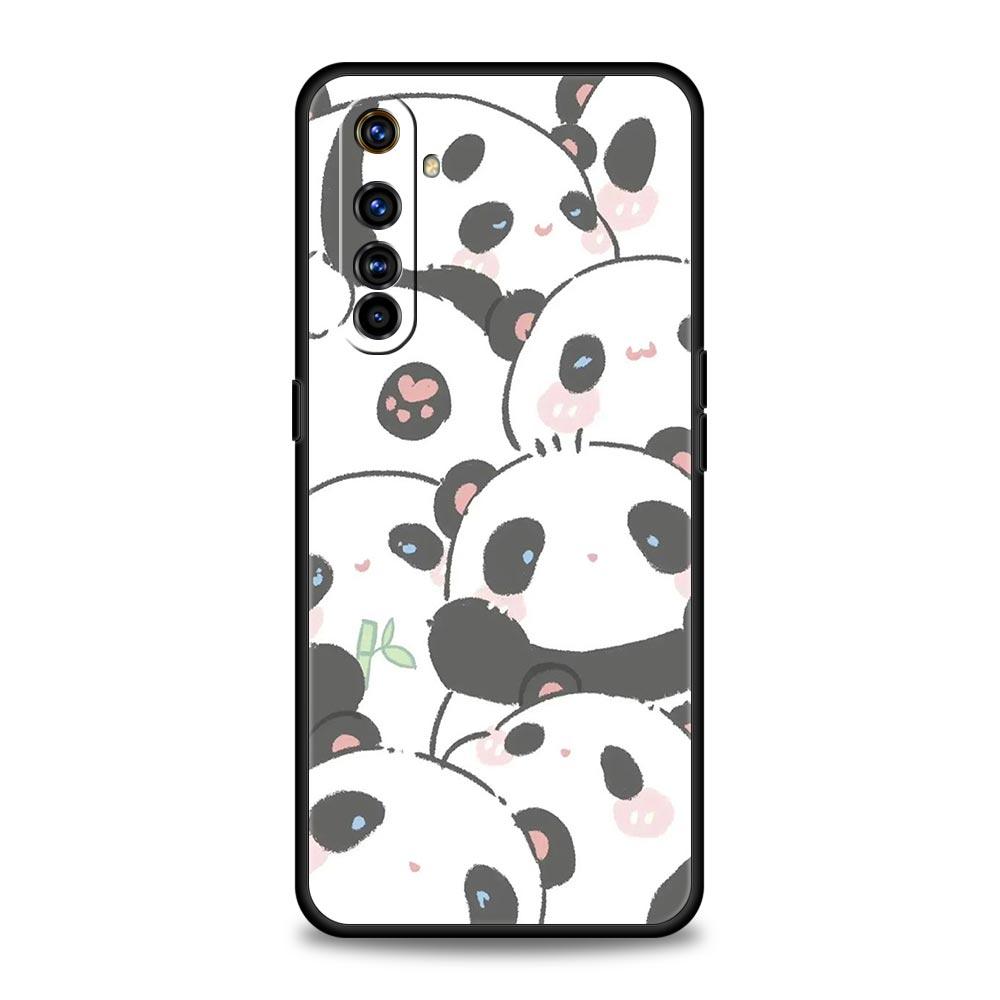 Чехол для телефона Realme 12 11 10 9 8 5G 7 6 GT5 GT3 GT2 Pro Plus C21 C11 C25 C35 GT Neo 2 3 3T 5 чехол милый панда лазающий бамбук