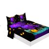 Four-Piece Mattress Set 3D Digital Printing Mattress Protective Cover Halloween Mattress