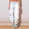 Women's Casual Sports Pants Vintage Printed Pajama Pants With Pockets
