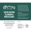 Очиститель и защитное средство для гитар Martin Satin – Спрей 4 унции 18A0135 | Очищает и защищает, не добавляя блеска | Содержит карнаубский воск для матового покрытия