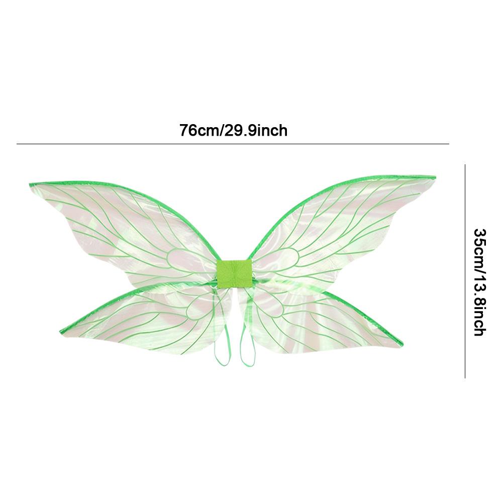 Женское платье Эльфийские девочки Косплей Крылья феи Крылья бабочки Ангельские крылья Легкий костюм для взрослых Маскарадный праздничный реквизит