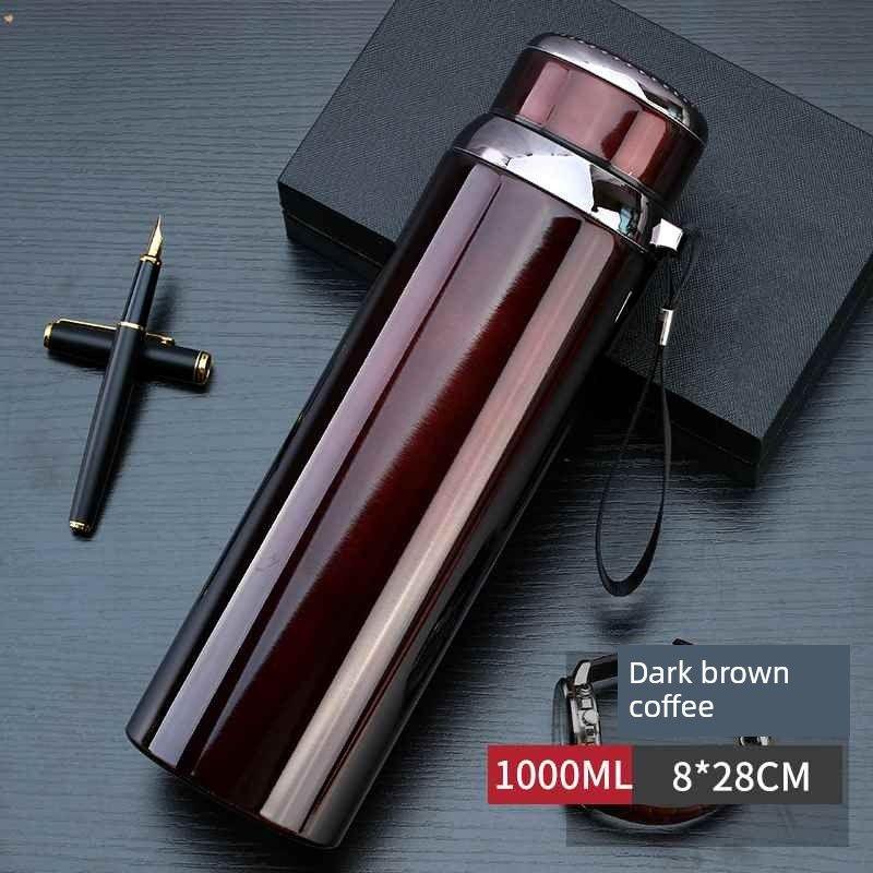 Imported High-End 316 Stainless Steel Large-Capacity Thermos Cup for Men and Women, Suitable for Outdoor, Portable, Fitness, Business, and Tea Brewing