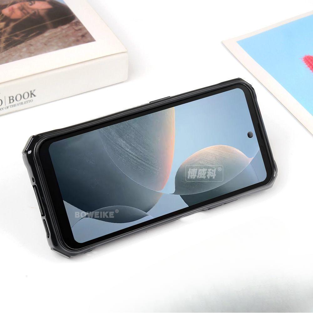 Подходит для чехла и держателя для телефона Doogee S200 X (черный, с держателем)