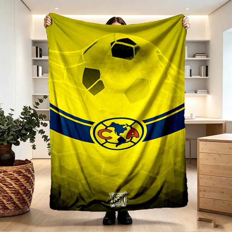 Club America Print Blanket - Soft & Comfortable, for Bedroom, Travel, Sofa, Home Decoration - Birthday Christmas Gift for Friend
