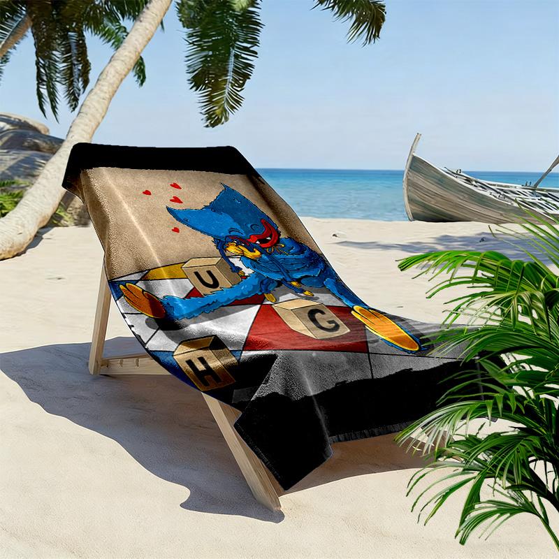 Poppy Playtime 2D Flat Print Beach Towel, Large Soft Quick Dry Towel for Beach Camping SwimmingDSTJ0925060