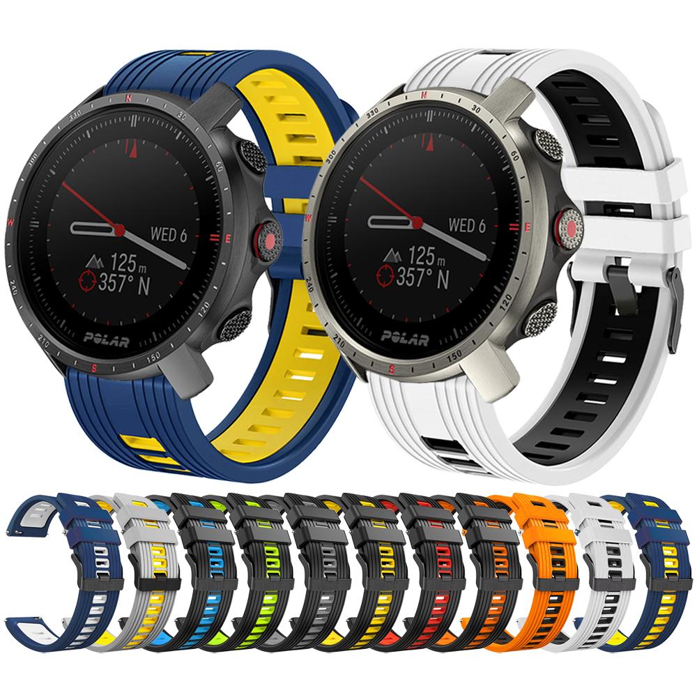 Спортивный силиконовый ремешок для часов POLAR Grit X Pro Titan GritX/Vantage M2 M, ремешок для смарт-часов, браслет, аксессуары