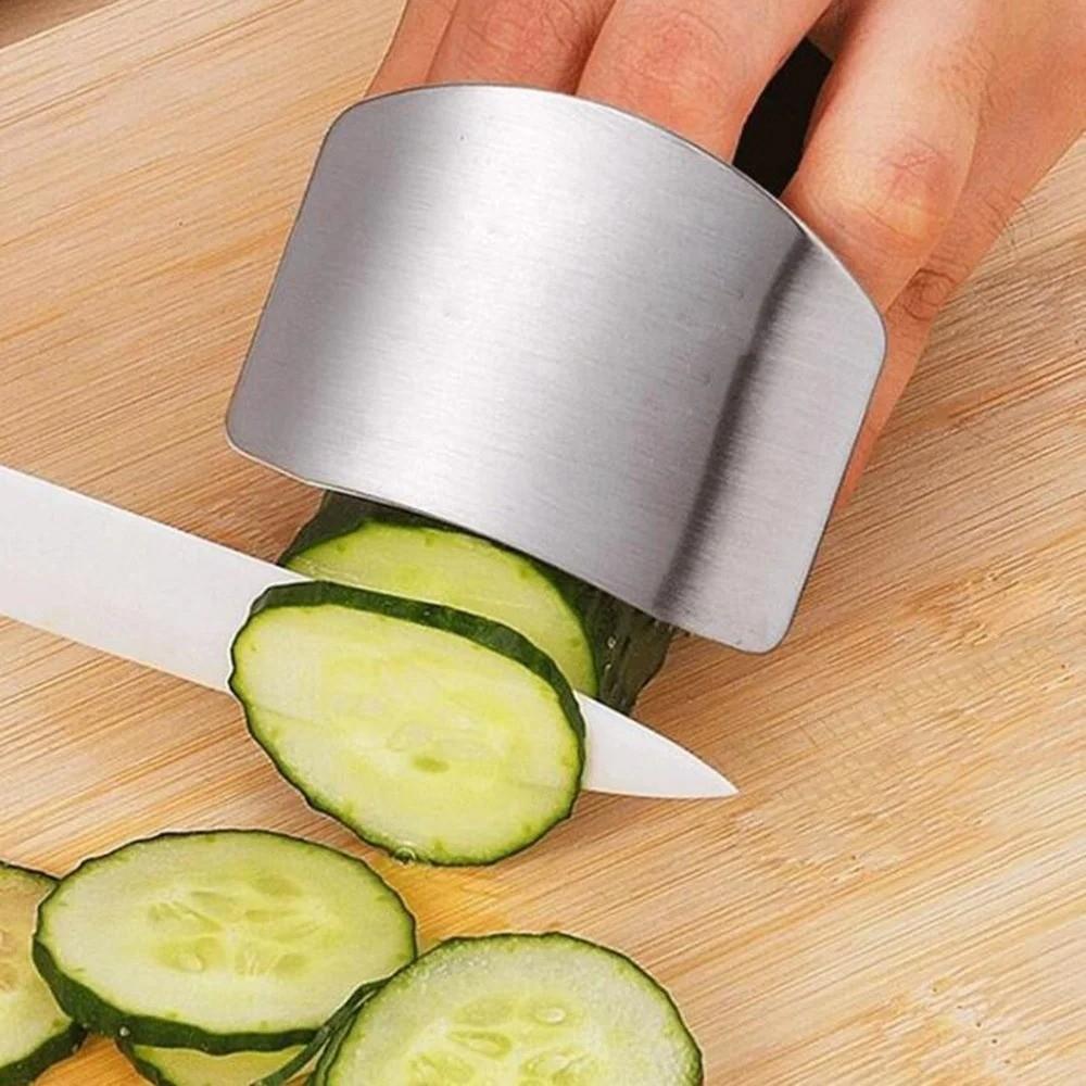 Durable Finger Protector Safe Guard Anti-cut Finger Guard Vegetable Cutting