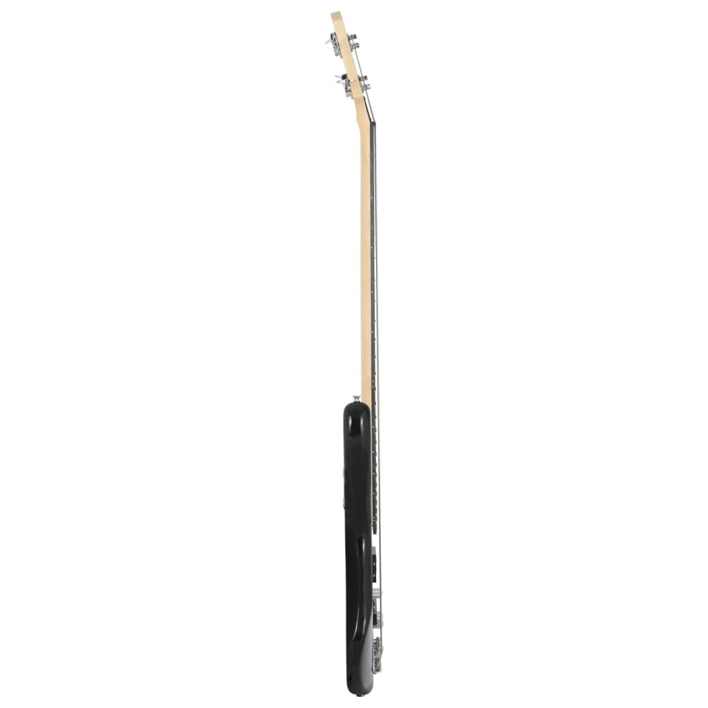 Beginner Electric Bass Guitar with Bag Blue and Black Full Size 4 4 46