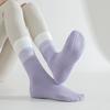 1 Pair Yoga Socks with Non-slip Gripper Breathable Moisture-Wicking Ballet Dance Fitness Pilates Athletic