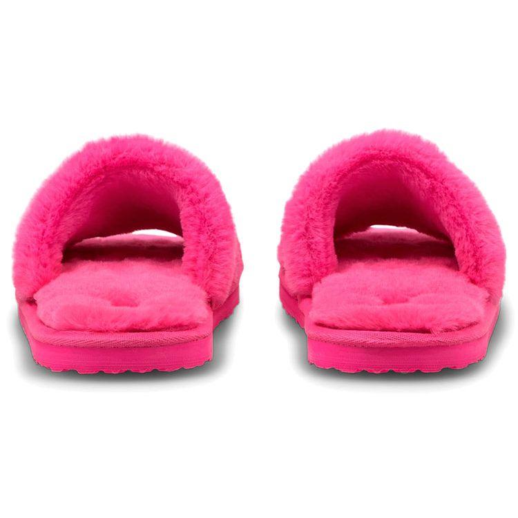 Puma Fluff Slide Fluo Pink Women Sneakers White 384937-03