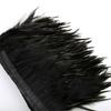 10Meters Natural  Feathers Trim Ribbon Sewing Clothes Handwork Feathers Party Wedding Plumas Crafts DIY Decoration 10-15cm