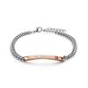 Fashion Men and Women Love Bangle Couple Bracelets Her King Stainless Steel His Queen