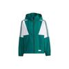 Нео три полоски цвет блока свободная повседневная спортивная куртка с капюшоном женская куртка зеленая GS2604
