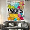 BFDI Wall Tapestry Aesthetic Wall Hanging Printed Fabric Blanket Decorative Tapestries for Bedroom Living Room Home Decor