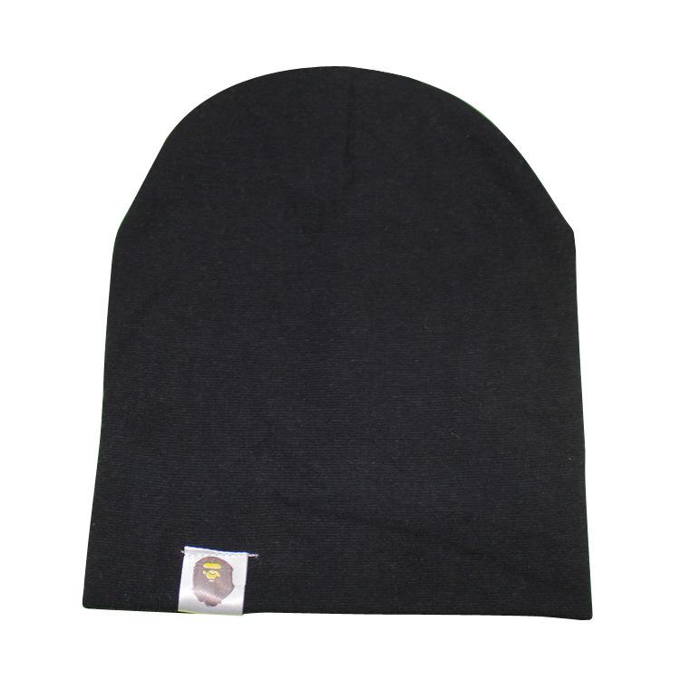 Новая детская уличная танцевальная хип-хоп шапка хлопковая шапочка весна осень малыша шапка для мальчиков и девочек зимняя теплая однотонная полосатая детская шапка