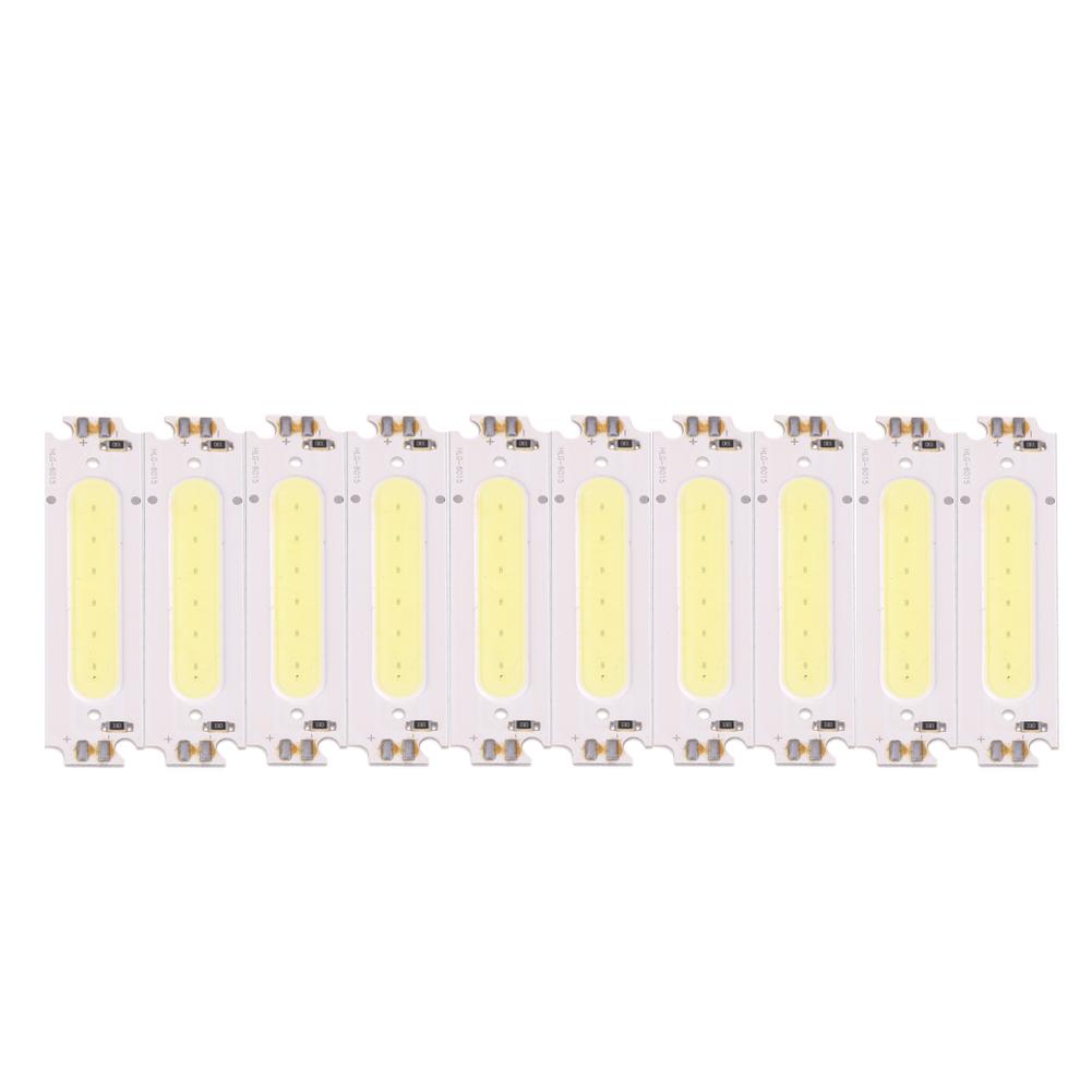 10Pcs DC 12V 2W COB Chip Light Source Fits for DIY LED Lamp Lighting Fixtures Car Lights