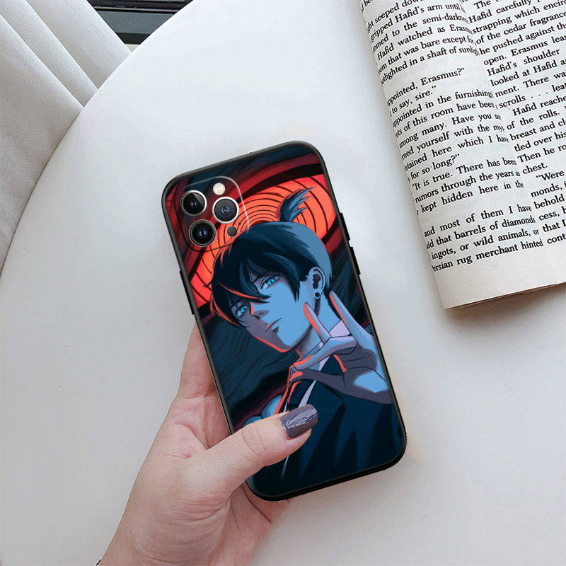 Чехол для телефона ED13 Chainsaw Man для iPhone 6 6s 7 8 11 12 13 14 15 XS Pro Max XR X SE Samsung S20 S21 S22 S23 S24 FE Ultra Plus Lite S21S A55