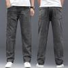 Мужские джинсы Весна и лето повседневные брюки Узкие прямые брюки Новые тонкие свободные брюки