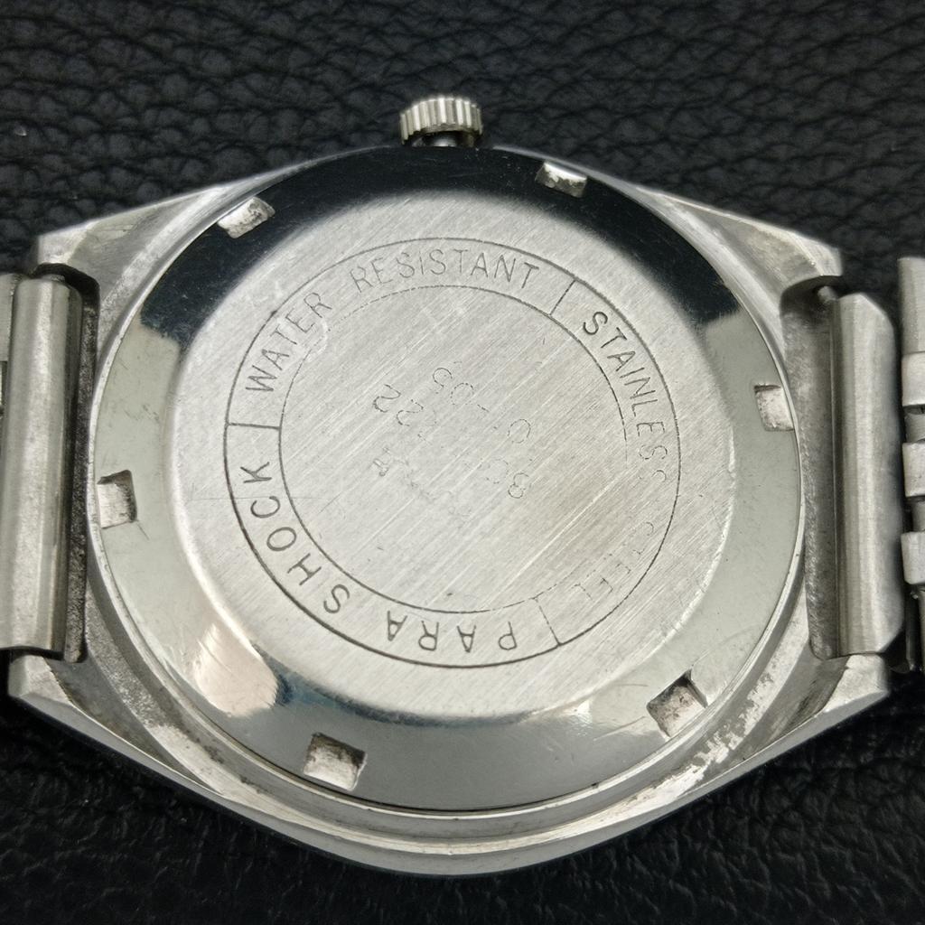 ОРИГИНАЛЬНЫЕ ВИНТАЖНЫЕ АВТОМАТИЧЕСКИЕ ЧАСЫ CITIZEN 8200 ЯПОНИЯ МУЖСКИЕ С СИННИМ ЦИФЕРБЛАТОМ a709323-1