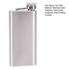 Hip Flask Leak-proof Good Sealing Compact Size Food Grade Easy To Carry Wine Storage Stainless Steel Liquor Flask Whiskey Wine Pot Hiking Supplies