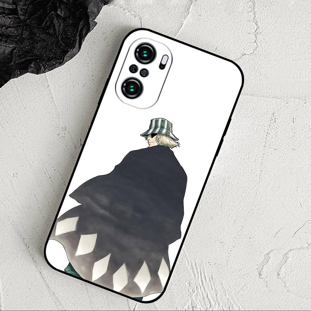 Чехол для телефона Bleach Anime Л-Кисуке Урахара Черный чехол для телефона для Xiaomi 11 12 Redmi Note 11 5G 8T 9A 9 10T Note8Pro Note9 12S Ultra
