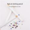 Эксклюзивный карандаш для нейл-арта для трансграничной торговли: Короткий самоклеящийся карандаш с размещением драгоценных камней для DIY маникюра