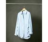 Simple solid color lazy wind V-neck long-sleeved shirt women's 1116 early spring new commuter casual loose versatile top