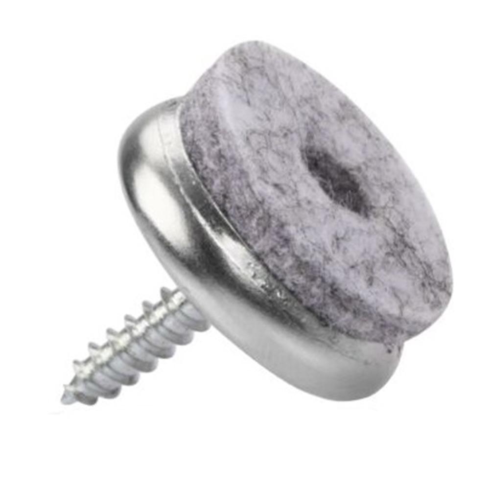 24 шт. мебельный фетровый коврик для ног стула защитный коврик с прочно прикрученными ножками стула стола нескользящий фетровый коврик гвоздь