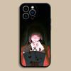 Чехол для телефона с персонажами J-Jabami Y-Yumeko из аниме Для iPhone 17,16,15,14,13,12,Pro,Max,Plus,E,SE4,Air,Mini Черный Мягкий Чехол