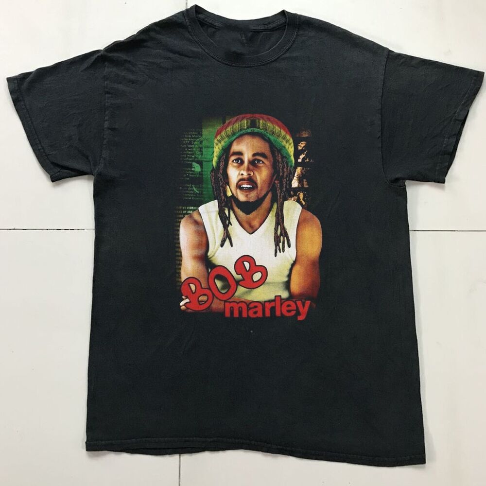 Новая Футболка KING BOB MARLEY Подарок для Фанатов Унисекс S-5XL Футболка CT90 Унисекс