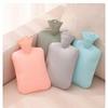 500/1000ML Thick Hot Water Bottles Winter Warm for Girls Women Pain Relief Bed Hand Feet Hot Water Bag